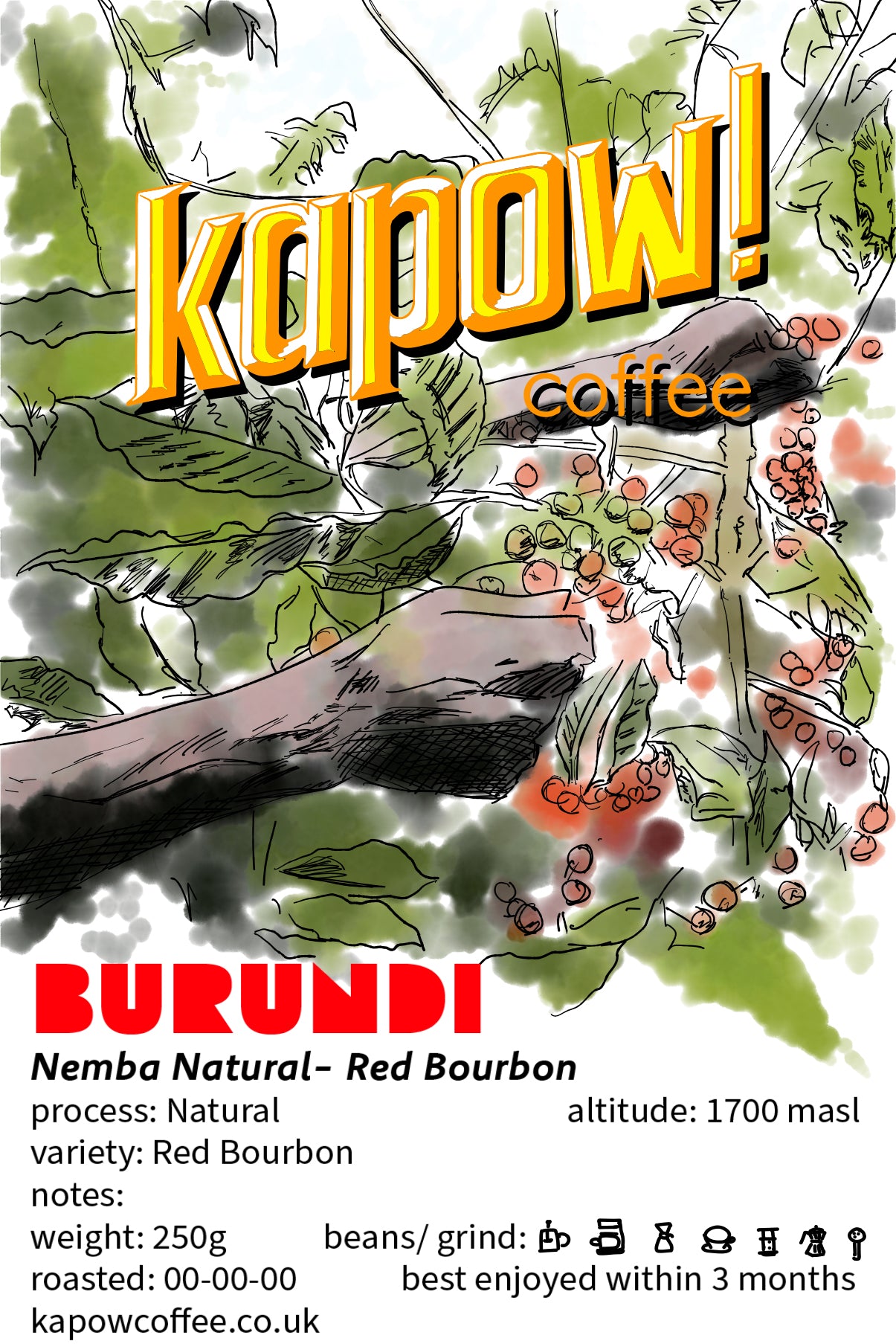 New! Burundi, Nemba Natural