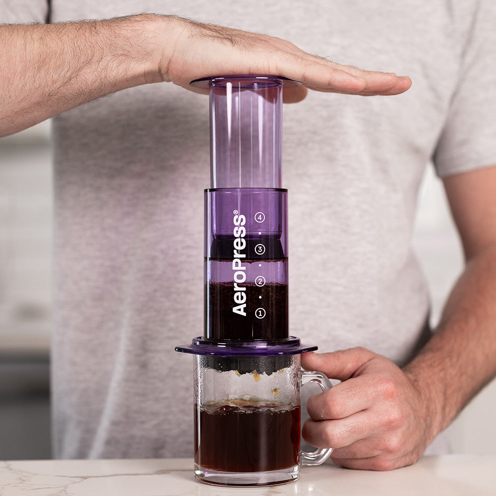 AeroPress Clear Coffee Maker (Purple)